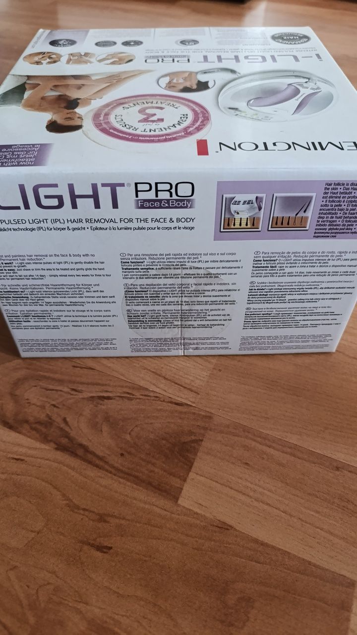 Depilator laserowy Remington IPL6000F i-Light Pro Face & Body