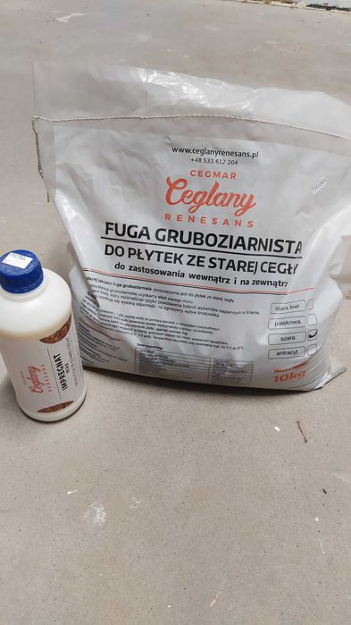 Ceglany Renesans Fuga szara + Impregnat