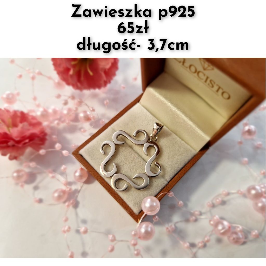 Srebrne zawieszki