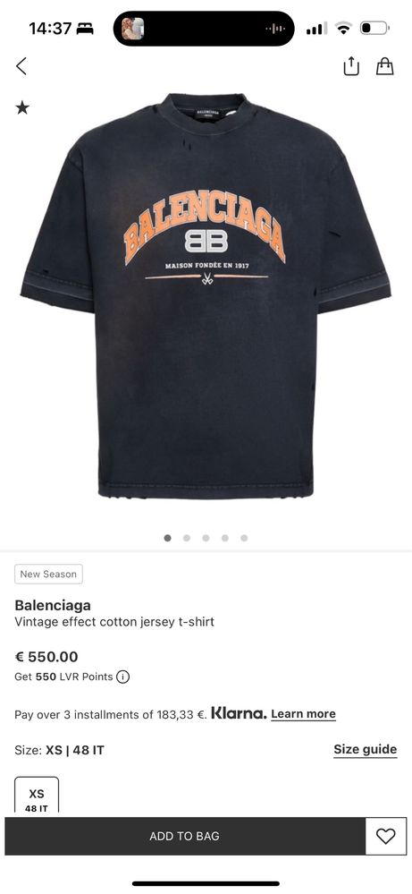 Balenciaga T-Shirt