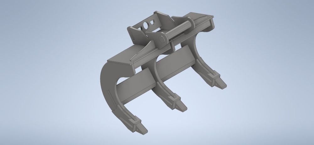 Karczownik, zrywka korzeni, wyrywania pni do minikoparki pod szybkozłą