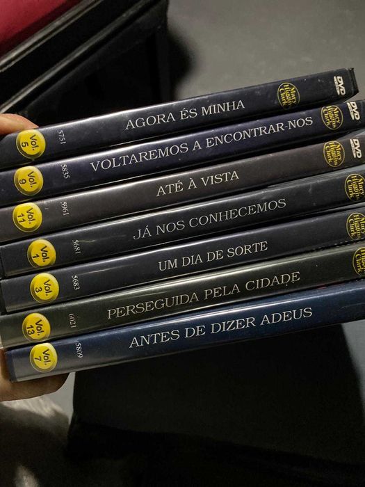 Mary Higgins Clark - Coleção completa de 7 DVDs, portes grátis