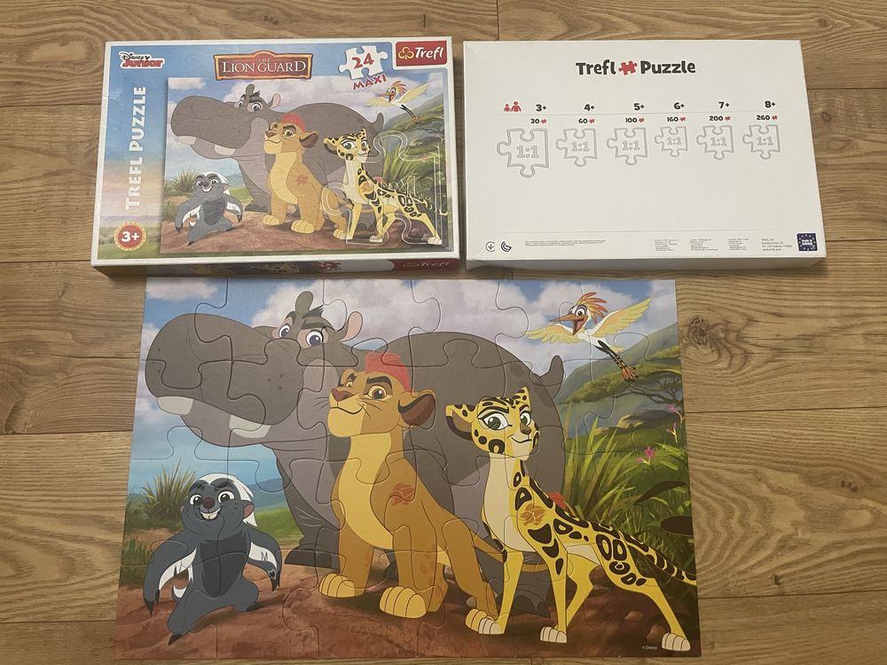 Puzzle Krol Lew, 24 elementy, 3+