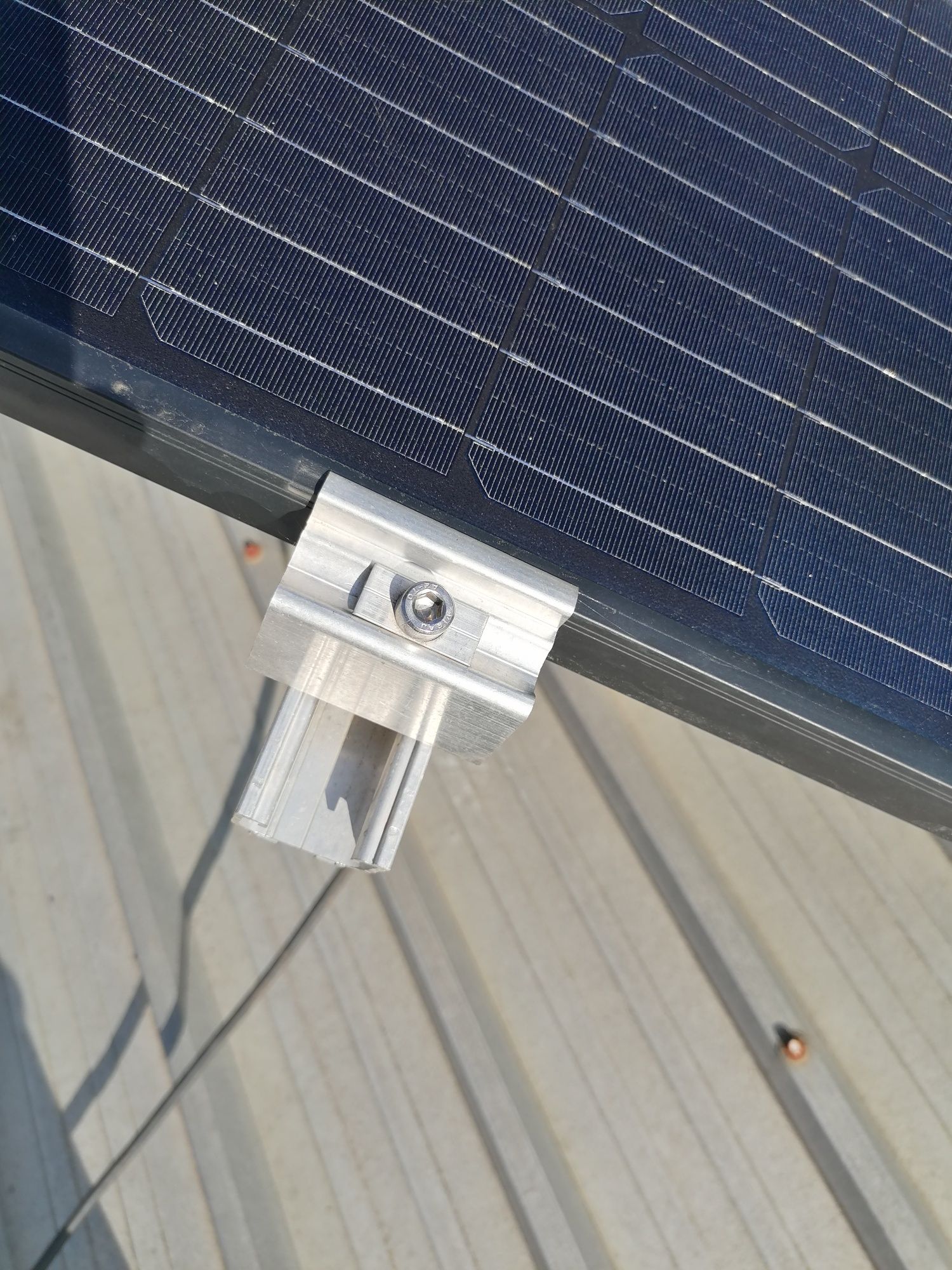 Kit Suporte Chão para 2 Painéis Solares em Alumínio