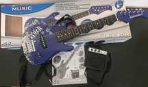 Guitarra elétrica infantil PlayOn c/ amplificador