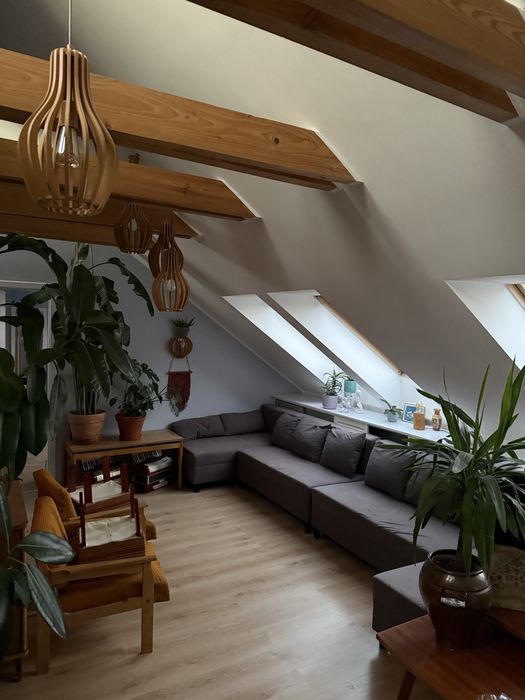 Sofa rozkładana Ikea Angsta narożnik kanapa tapczan łóżko modern retro