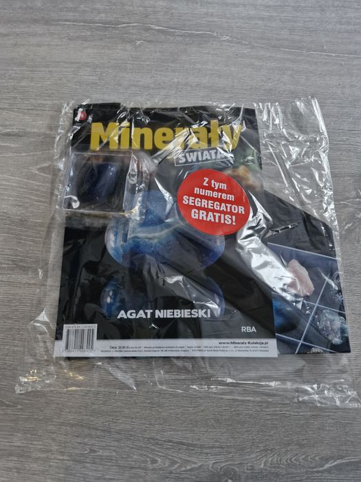 Minerały świata- Agat niebieski