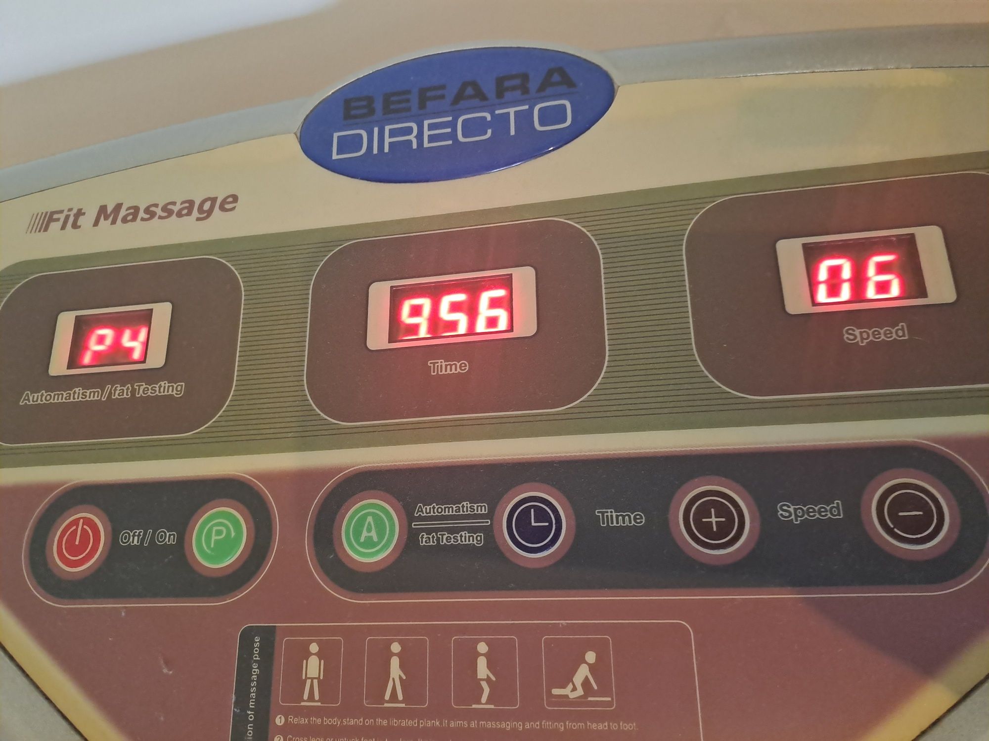 Plataforma oscilatória Crazy feat massage