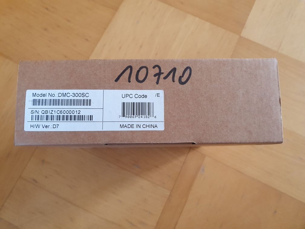 Konwerter światłowodowy D-Link DMC-300SC NOWY