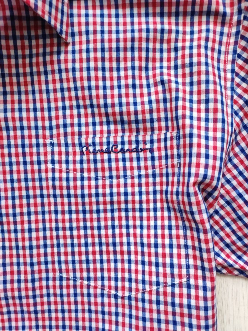Pierre Cardin świetna koszula w kratkę rozm.Xl