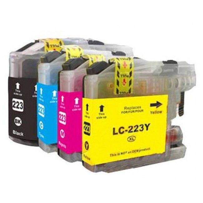 4 Tinteiros Compatíveis Brother LC223