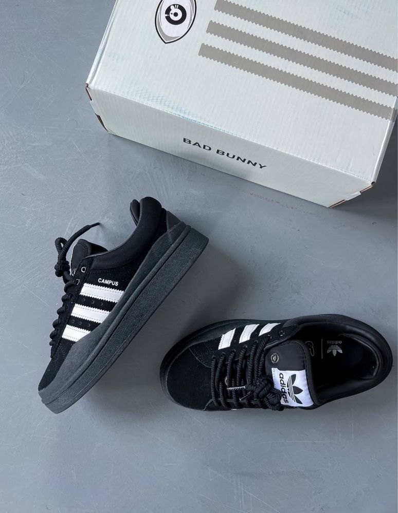 Adidas Campus x Bad Bunny Black White