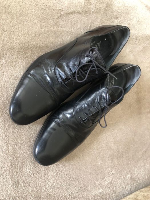 APIA eleganckie buty pantofle męskie skóra r.43
