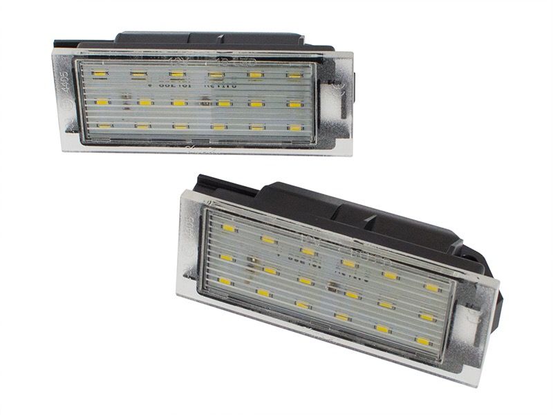 Підсвітка номера LED до Renault Megane Clio Fluence Kangu без помилок