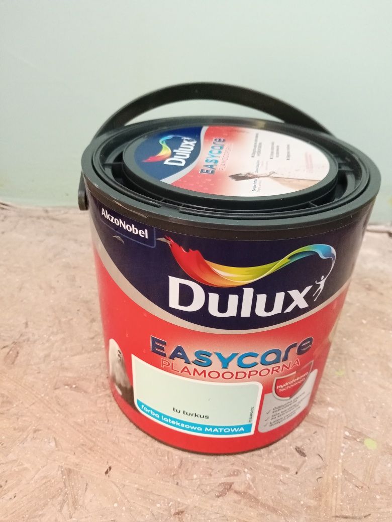 Farba Dulux easycare plamoodporna 2,5l tu turkus