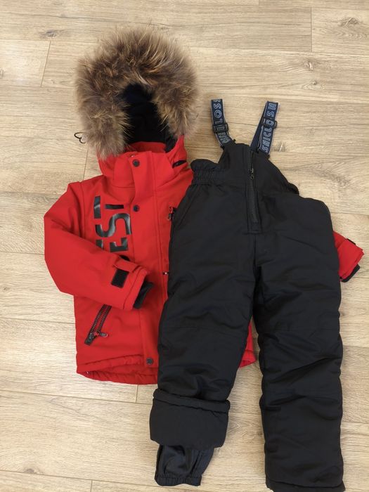 Зимняя куртка и штаны непромокаемые 98см рост