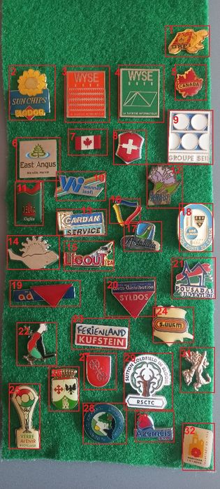 Par ou conjunto de pins