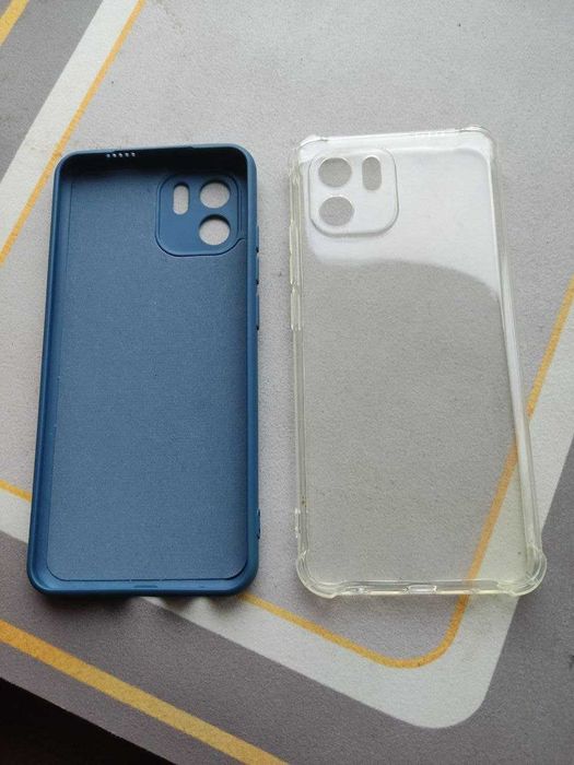 2 новых чехла на Xiaomi Redmi A2 Camera cover Dark Blue