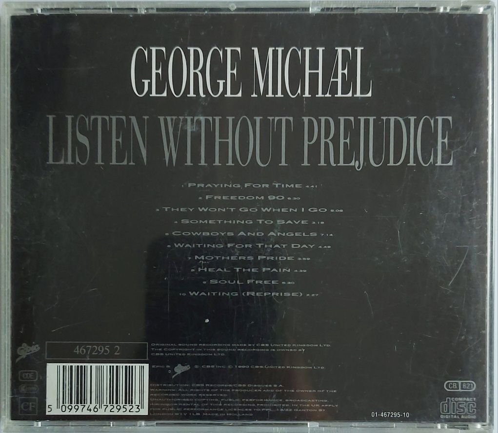 George Michael Listen Without Prejduice 1990r