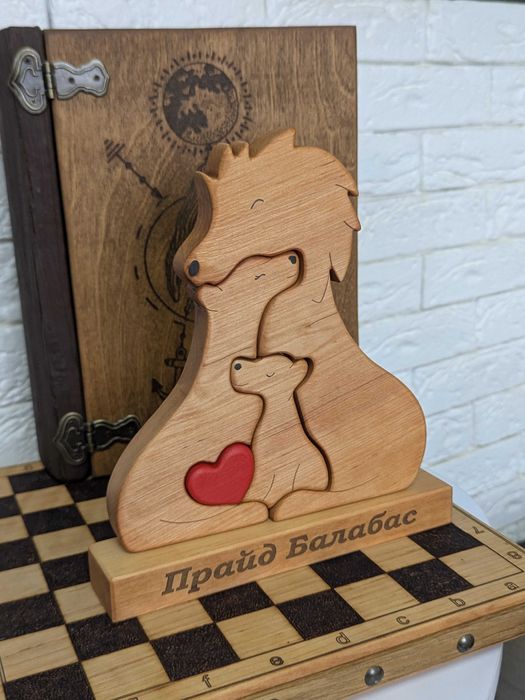 Родинні Пазли Сувеніри Декор Подарунок на Новий рік Гравірування