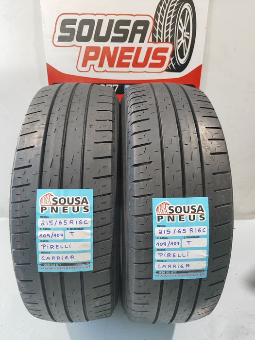 2 pneus semi novos 215/6516C Pirelli - Oferta dos Portes