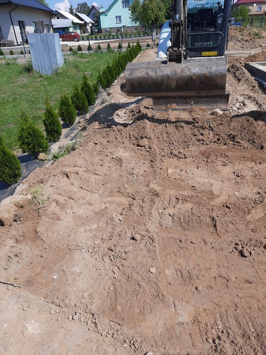 Usługi minikoparką, wozidlo, wywrotka, ziemia