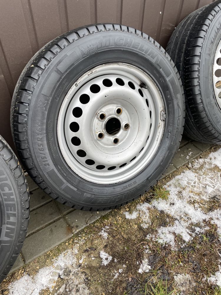 Koła Felgi z Oponami Letnimi Michelin 215/65/16 VW T5 5x120