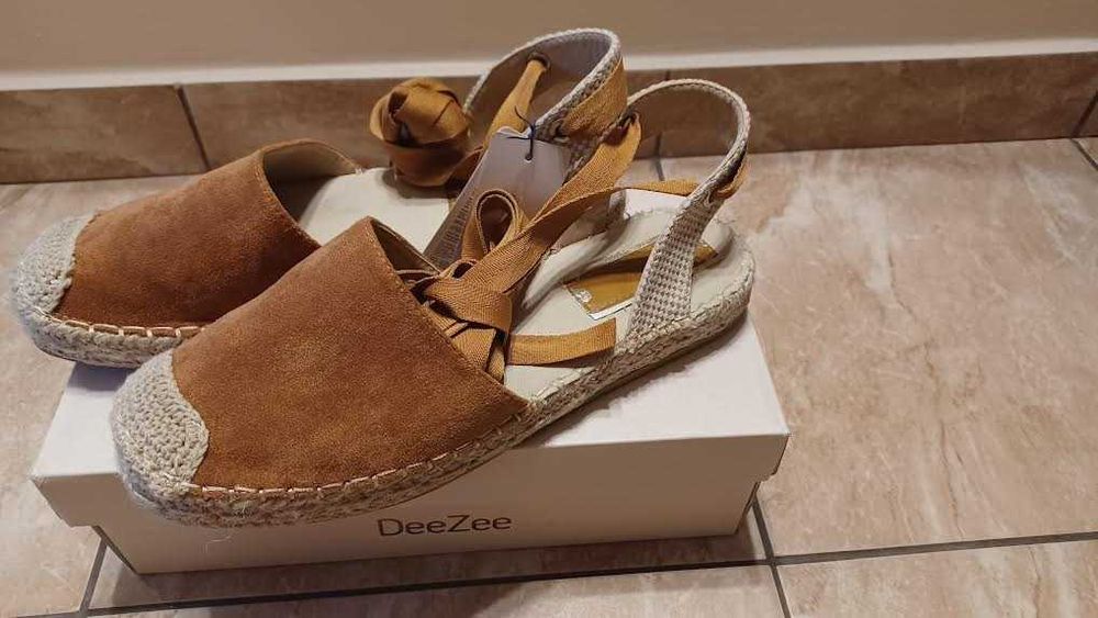 ESPADRYLE  kolor camel rozmiar 39 NOWE