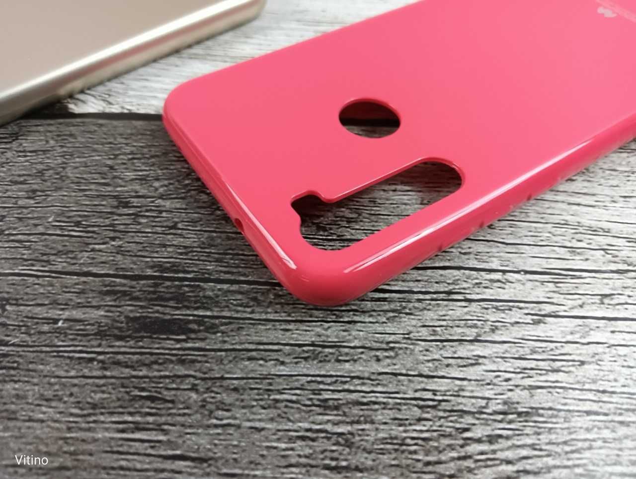 Etui Jelly Goospery do Xiaomi Redmi Note 8 + Szkło Hartowane