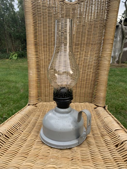 Lampa naftowa rękodzieło antyk