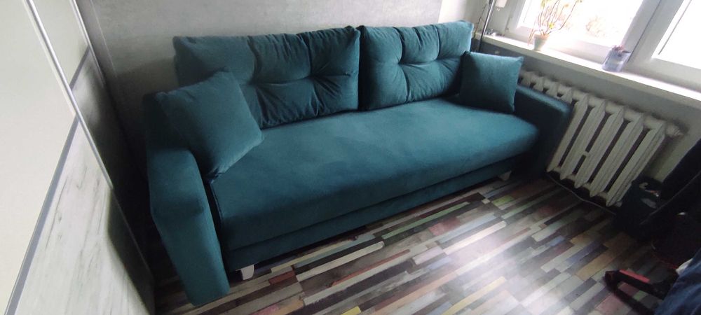 Kanapa-Sofa,rozkładana,poduchy,jak nowa!!!