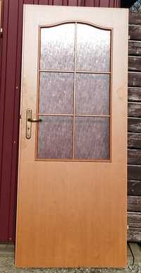 Drzwi wewnętrzne pokojowe 80 lewe kolor Calvados