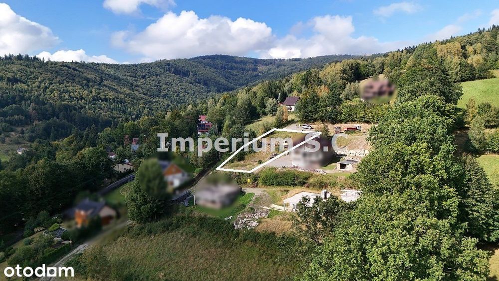 Widokowa działka w Brennej, 550 mnpm