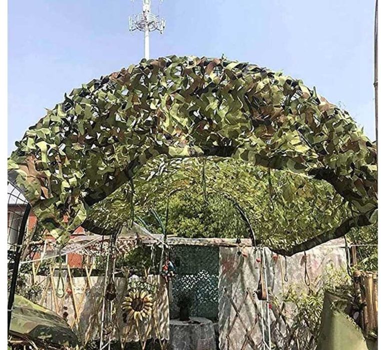 SIATKA MASKUJĄCA WOJSKOWA Camo 4x5 Outdoor Survival Osłona Ogród Leśna