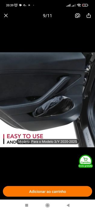 Proteção solar de Pára-brisas para Tesla Y