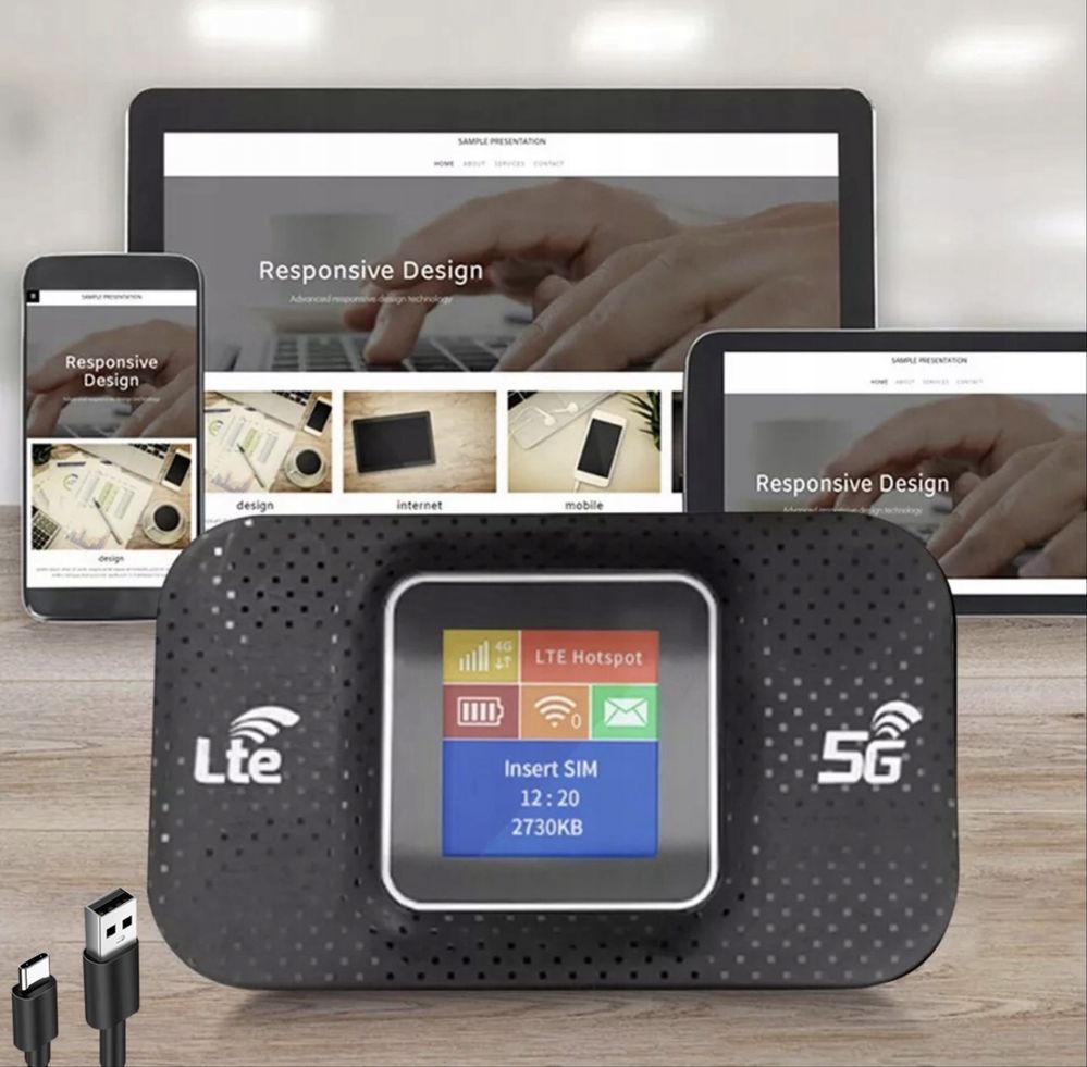 Mini Router WiFi 4G LTE – Błyskawiczny Internet + 10 Użytkowników!