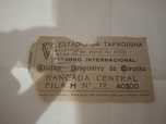 Raro bilhete 1950 atletico vs desportivo Corunha Tapdinha