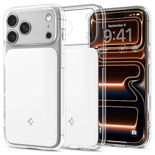 Etui Spigen Ultra Hybrid "T" MagSafe na iPhone 17 Pro Max - przezroczy