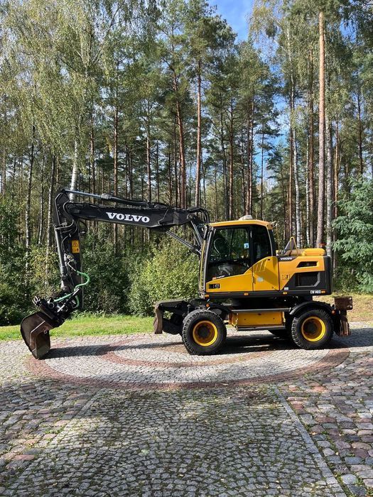Volvo EW140D Rototilt Podpory Steelwrist  Volvo EW140D Rototilt Podpory koparka kołowa