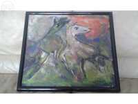 Quadro original 2 cavalos