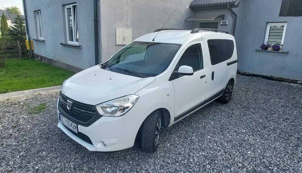 Dacia Dokker dacia dokker 5 osobowa fabryczny gaz FV23%
