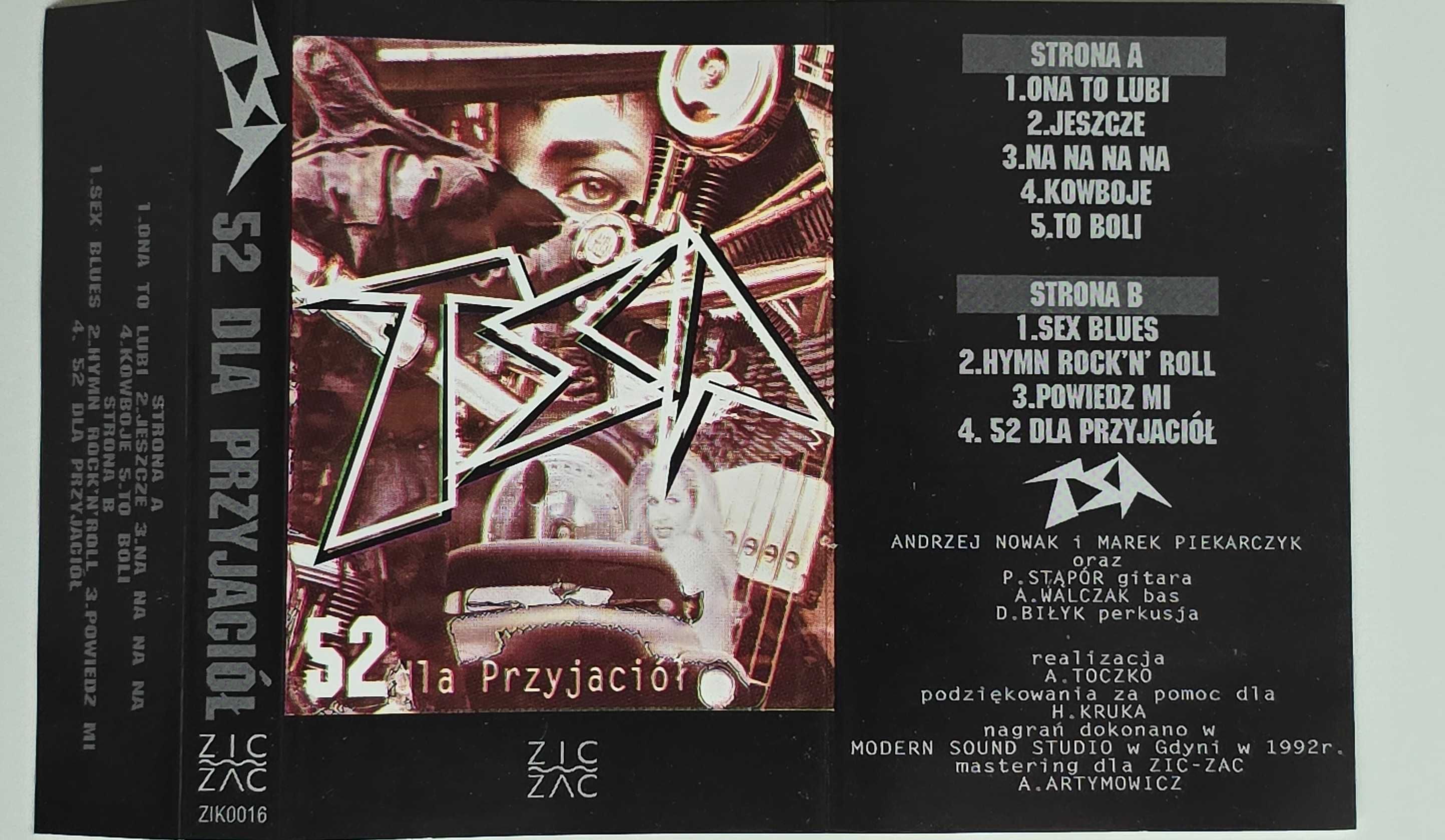 Kaseta audio TSA 52 Dla Przyjaciół