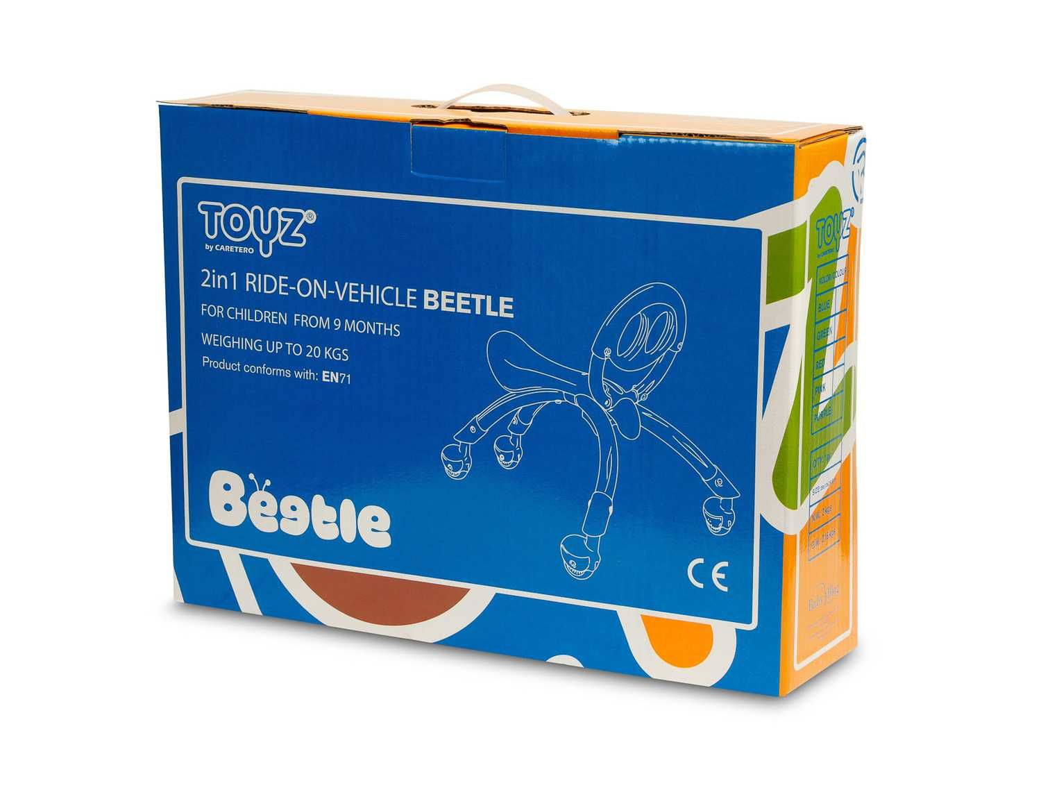 Pchacz jeździk BEETLE Pojazd dla dzieci dziecka autko