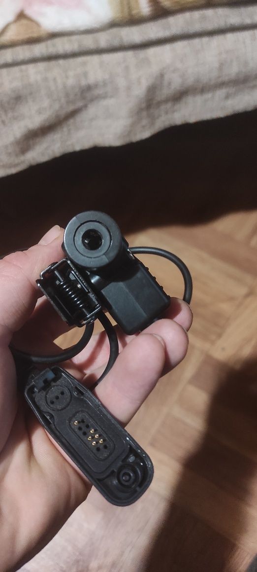 кнопка РТТ PTT  для активних навушників під рації Motorola