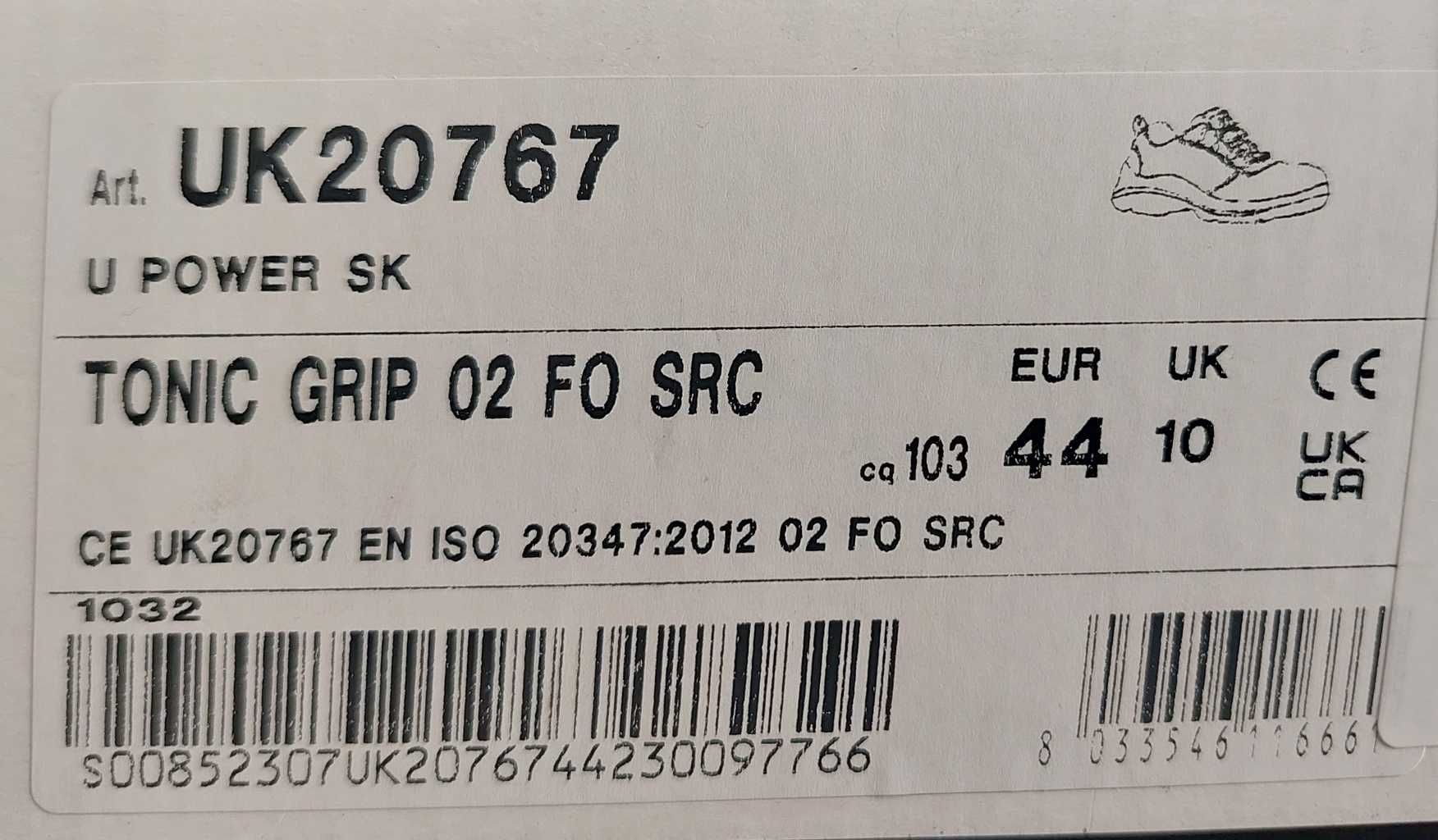 NOWE / buty robocze / rozm: 44 / U POWER - UK20767 / Suwałki