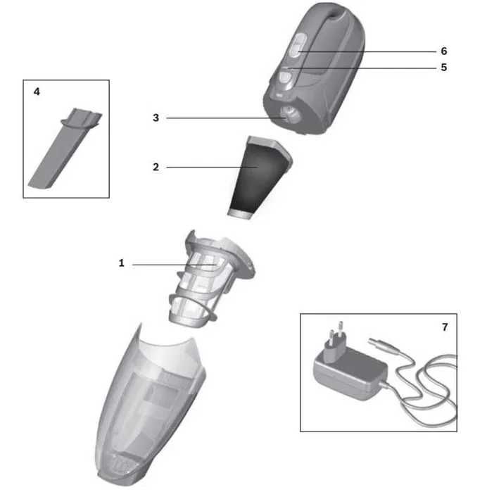 Mini Aspirador BOSCH BHN14N Move (14.4V)