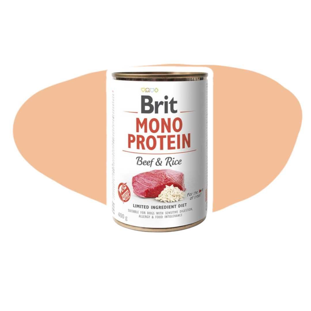 Brit Mono Protein Beef & Rice Wołowina Ryż 6x400g Monoproteinowa