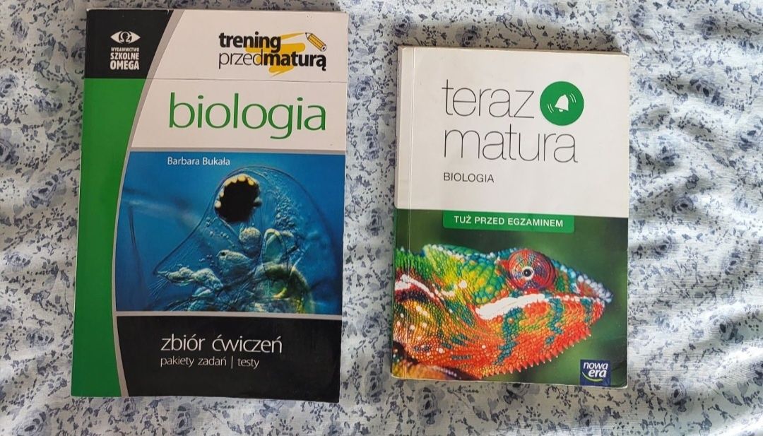Zestaw książek do matury z biolog Bukała Teraz matura Vademecum