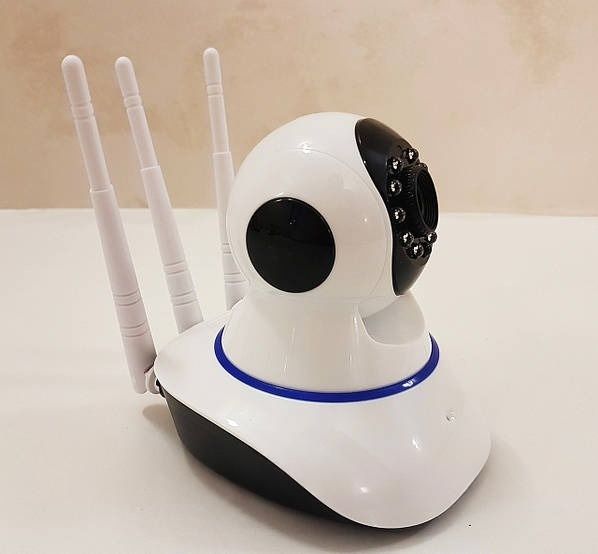 Поворотна Wi-fi камера відеонагляду, розумна IP-камера з додатком