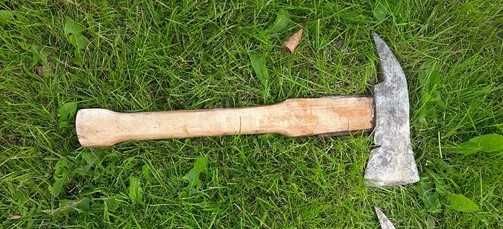 Toporek bojowy lekki, strażacki,  z czasów PRL